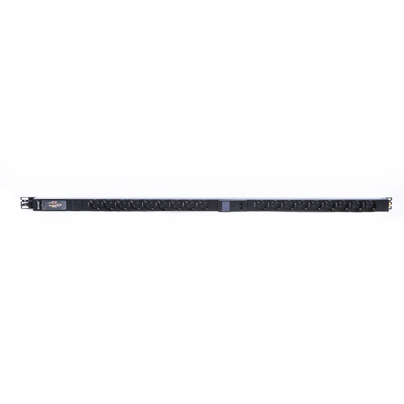 18 uttak Tyskland 1U overspenningsbeskyttelse Hot Swappable RS485 Metered Rack PDU