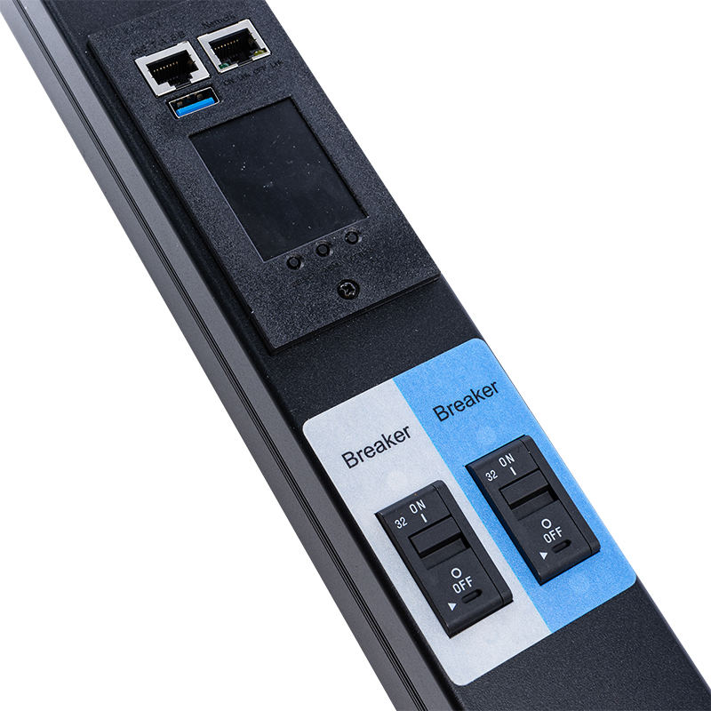 TCP/IP Intelligent Rack PDU 26 uttak IEC C13 /C19 1,5U flytende magnetisk kretsbryter vertikal