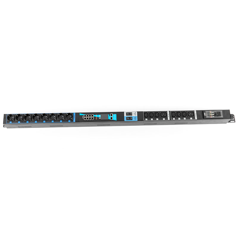 Hydraulisk magnetisk krets 16-uttak vertikal TCP/IP-sensor øko Smart Rack Pdu