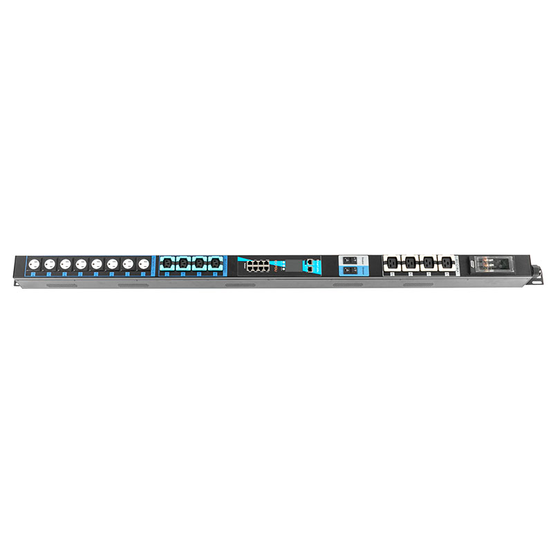 16-uttak C13 C19 USA Vertikal TCP/IP-sensorbryter øko Smart Rack Pdu