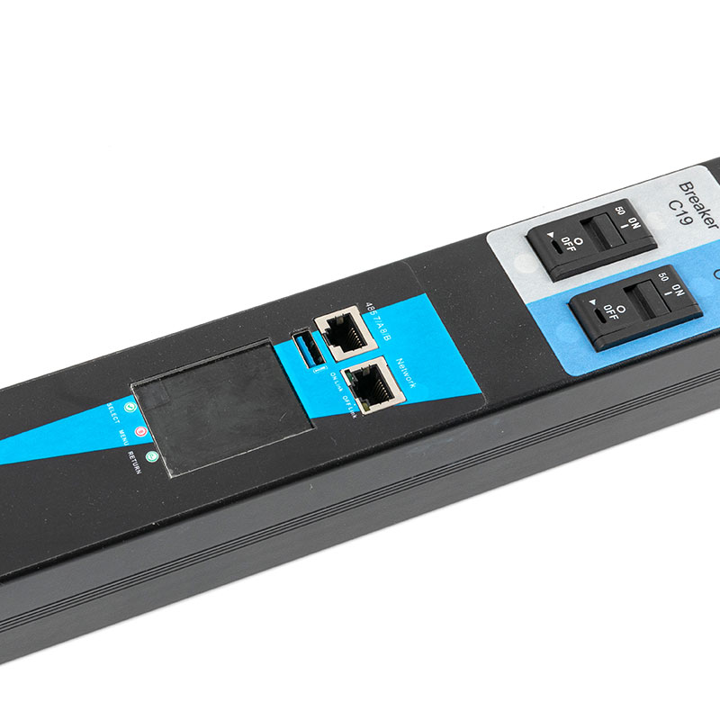 20-uttak C13 C19 Vertikal TCP/IP-sensor øko Smart Rack Pdu