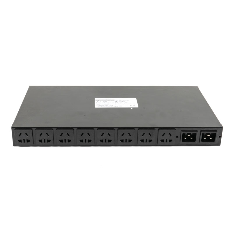 10-uttak C20 Vertikal TCP/IP-sensor øko Smart Rack Pdu 1U