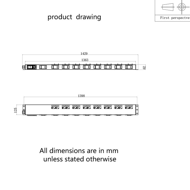 16-uttak Vertikal Breaker Switched Rack Pdu